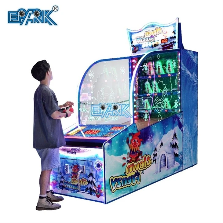 Coin Operated Throwing Ball Game Machine