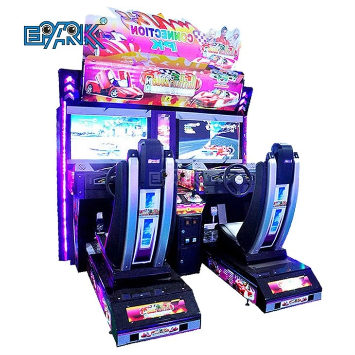 Double Players Outrun Video Racing Simulator
