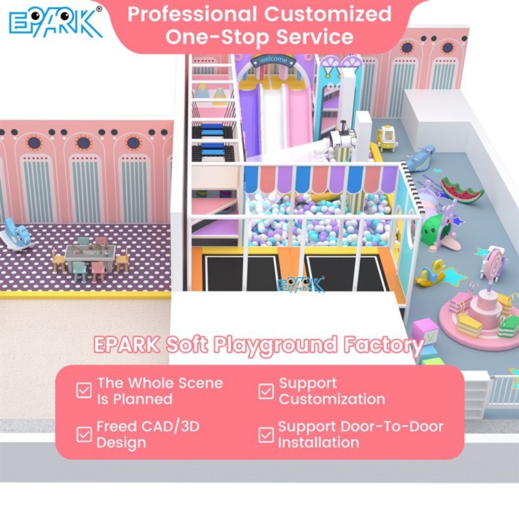 258m² Candy-Color Indoor Playground best