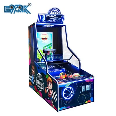 Màquina arcade de tir de bàsquet amb monedes